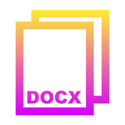 Docx-Datei  Symbol