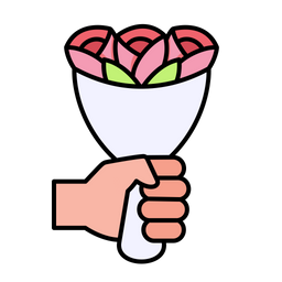 Give Bouquet  Icon