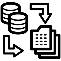 Datenmigration  Symbol