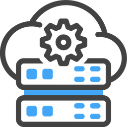 Servidor em nuvem  Ícone