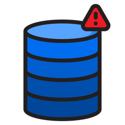 Database Warning  Icon