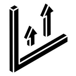 Pfeilwachstum  Symbol