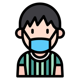 Boy With Mask  Icon