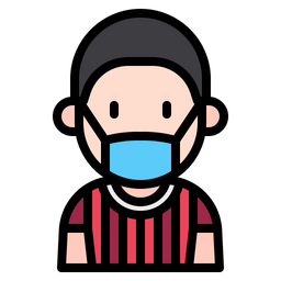 Boy With Mask  Icon