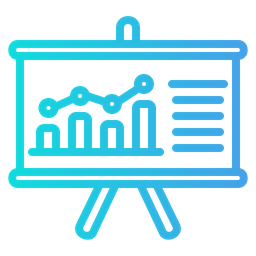 Analytics-Präsentation  Symbol