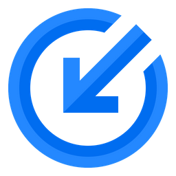 Left Bottom Arrow  Icon