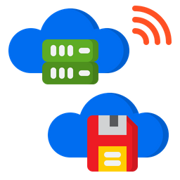 Cloud-Datenbank  Symbol