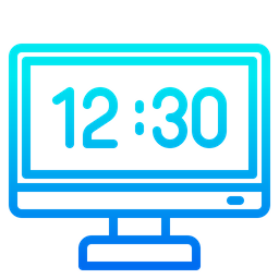 Computer Time  Icon