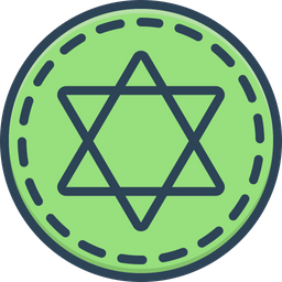Hebrew Star David Icon