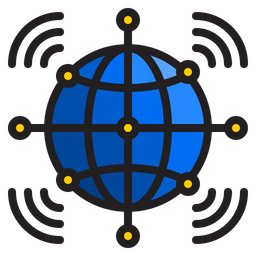 Globales Netzwerk  Symbol