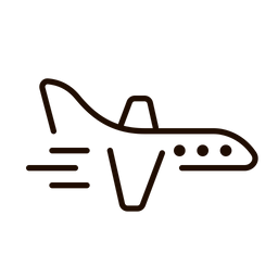 Airplane delivery  Icon