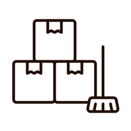 Cleaning parcel  Icon