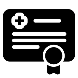 Gesundheitszeugnis  Symbol