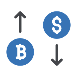 Negociação de bitcoins  Ícone