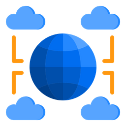 Cloud Network  Icon