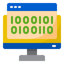 Binary Coding  Icon