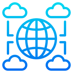 Cloud Network  Icon