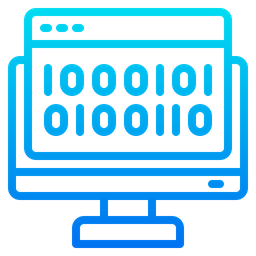 Binary Coding  Icon