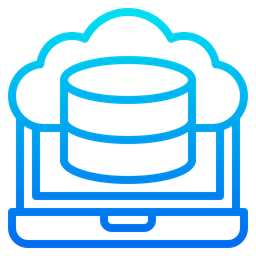 Cloud Database  Icon