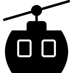 Luftaufzug  Symbol