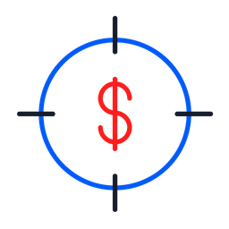 Finance Target  Icon