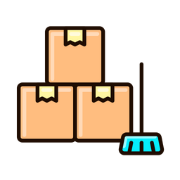 Cleaning parcel  Icon