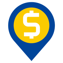 Bankstandort  Symbol