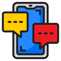 Mobile Chat  Icon