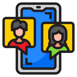 Couple Chat  Icon