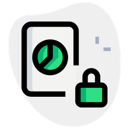 Analysis Report Lock  Icon