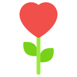 Heart Rose  Icon