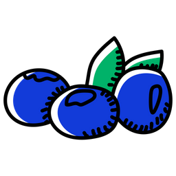 Blaubeeren  Symbol