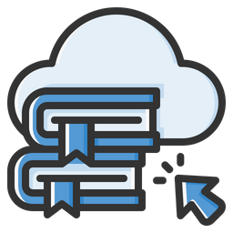 Cloud Library  Icon