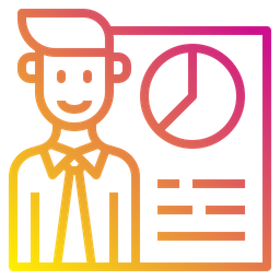 Employee Graph  Icon