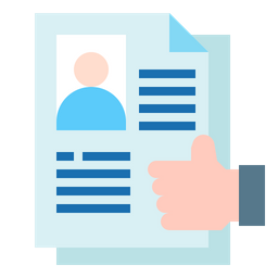 Employee Resume  Icon