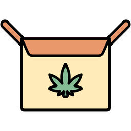 Cannabis-Paket  Symbol