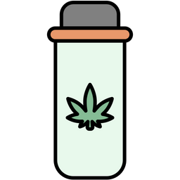 Cannabis-Pillenfläschchen  Symbol