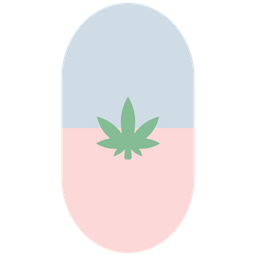 Cannabis Pills  Icon