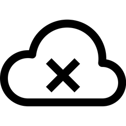 Cloud Remove  Icon