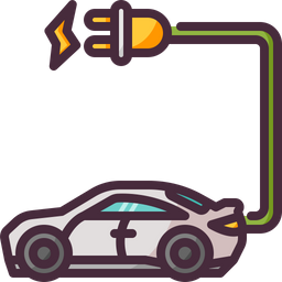 Electric Car  Icon