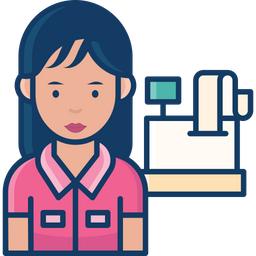 Woman Cashier  Icon