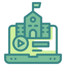 Online Learning  Icon