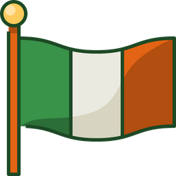 Irland Flagge  Symbol