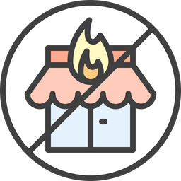 Burning Store  Icon