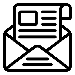 Inhalt E-Mail  Symbol