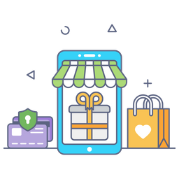 Mobile Commerce  Icon