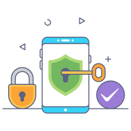 Mobile Security  Icon