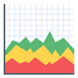 Area Chart  Icon