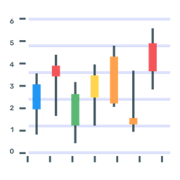 Candlestick Diagram  Icon