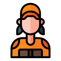 Delivery Woman  Icon